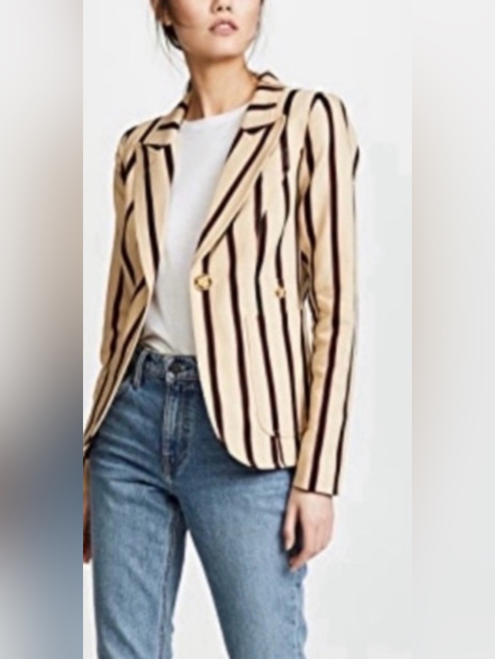 Smythe Size 4 Striped Blazer
